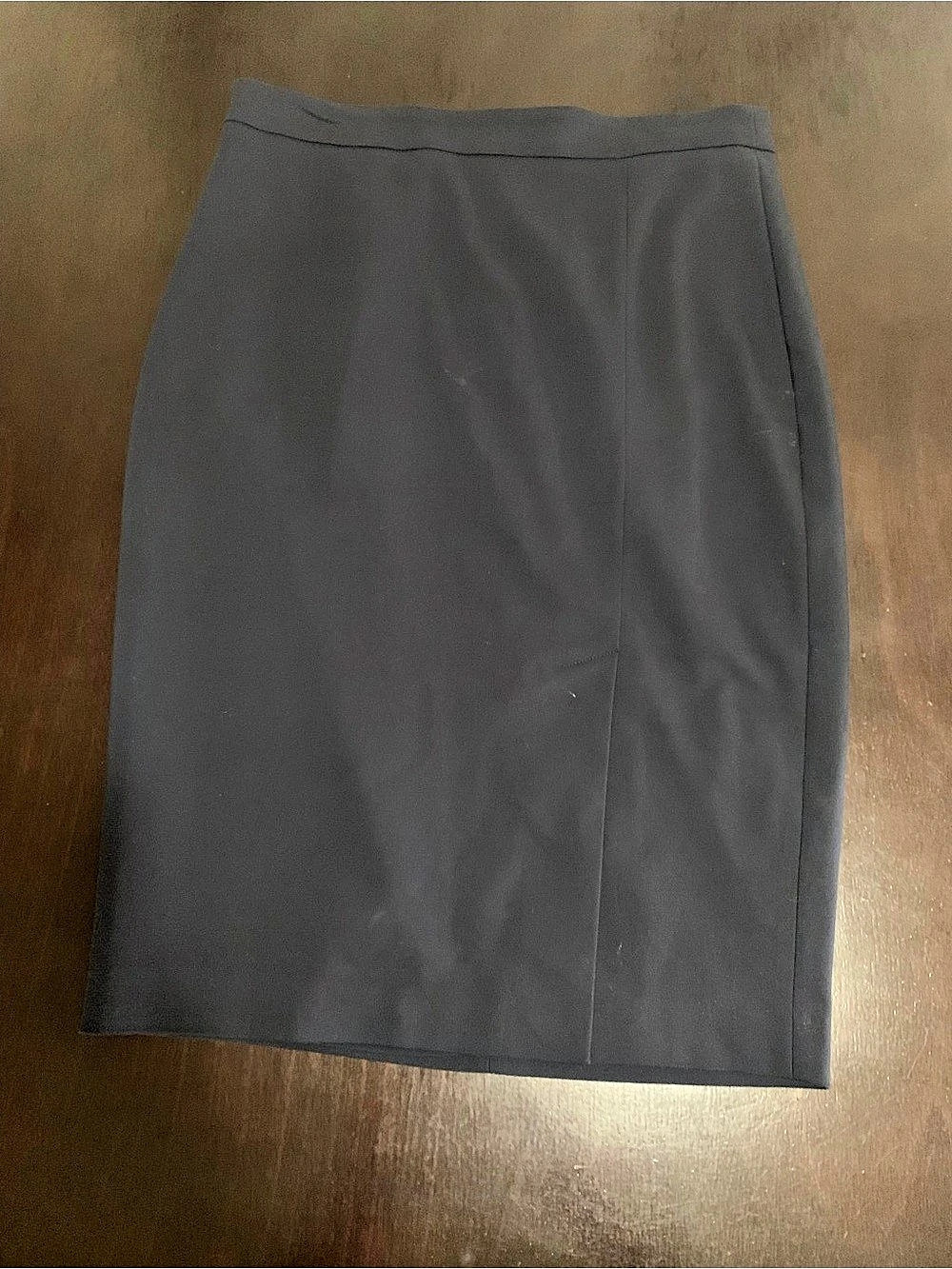 Women’s RW&CO. Navy Blue Pencil Midi Skirt Like New